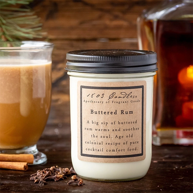 1803 candle buttered rum best gift shop near me2