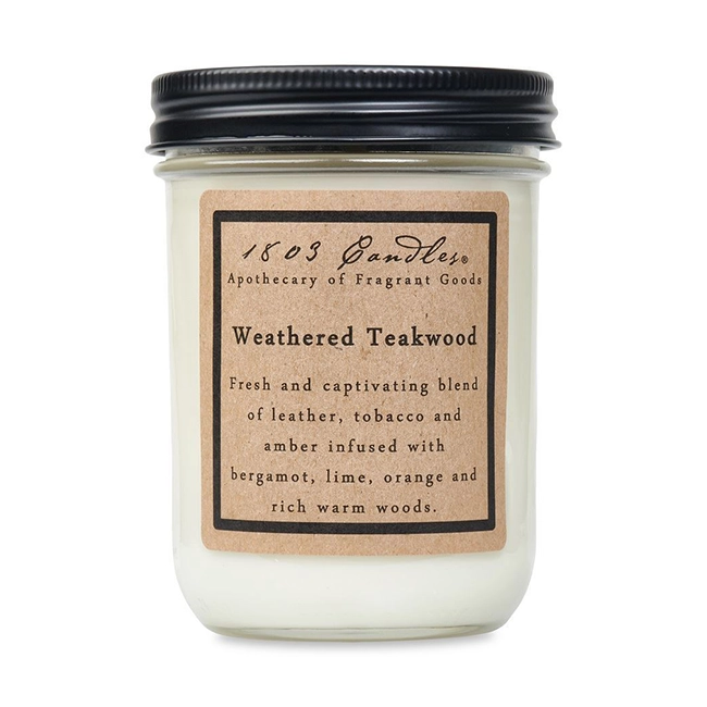 1803 candle weathered teakwood popular candle scents