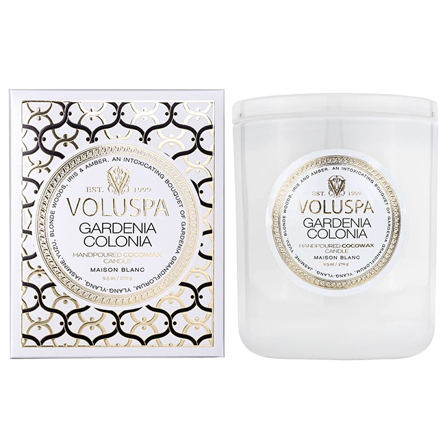 9.5 oz voluspa candle gardenia colonia best scented candles