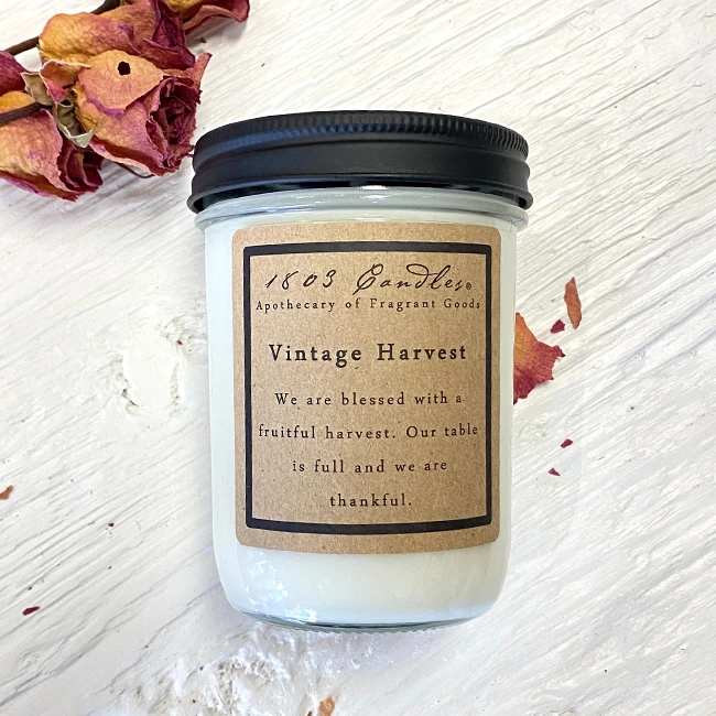 1803 candle vintage harvest 1