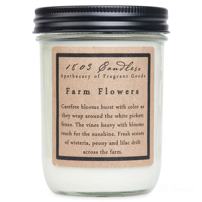 Farm Flowers 1803 Candles